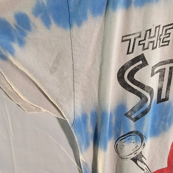 VINTAGE The Rolling Stones White Classic Tongue Crewneck T-Shirt Men's Large - Picture 5 of 7